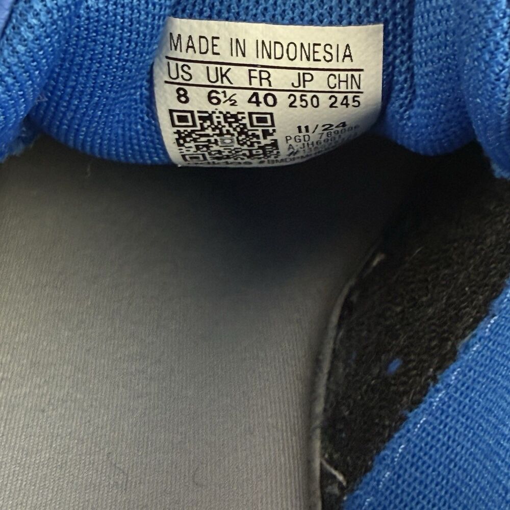 Adidas Breaknet Sleek Womens Size 8 Blue Pink Athletic Suede Shoes Sneakers - Picture 12 of 12